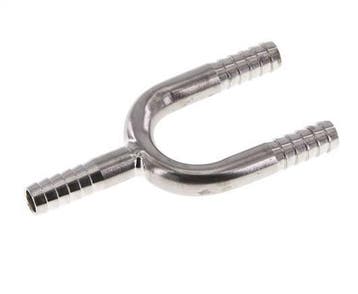 6 mm (1/4) Acier inoxydable 1.4301 Y Connecteur de tuyau, Verzenden