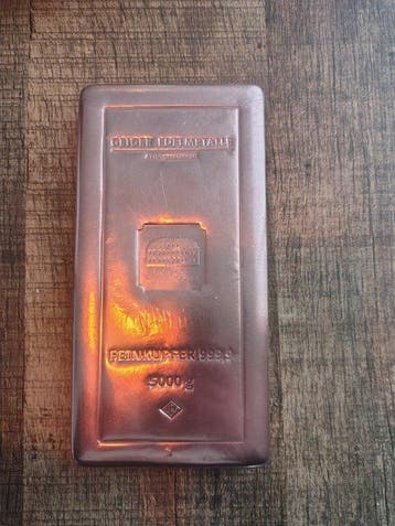5 kilograms - Koper .999 - Geiger Edelmetalle, Germany -