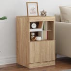 Dressoir met LED sonoma eiken - Tweede kansje, OP = OP!, Minder dan 50 cm, Verzenden, Zo goed als nieuw, Modern