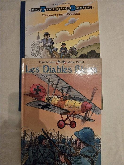 Létrange soldat Franklin + Les Diables Bleus - 2x C + 2x, Livres, BD