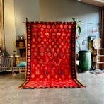 Vintage Marokkaanse Boujad Tapijt uit de Haouz-regio – met, Huis en Inrichting, Stoffering | Tapijten en Vloerkleden, Nieuw