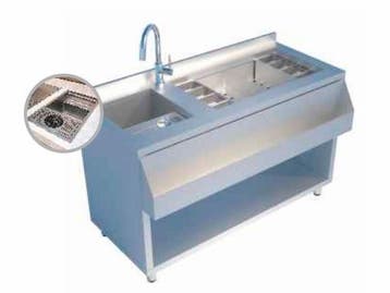 Bar-/Cocktailstation | RVS | Onderbar | Spoelbak +, Verzenden, Nieuw in verpakking