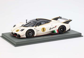 BBR 1:18 - Model sportwagen - Pagani Huayra R Bianco, Nieuw