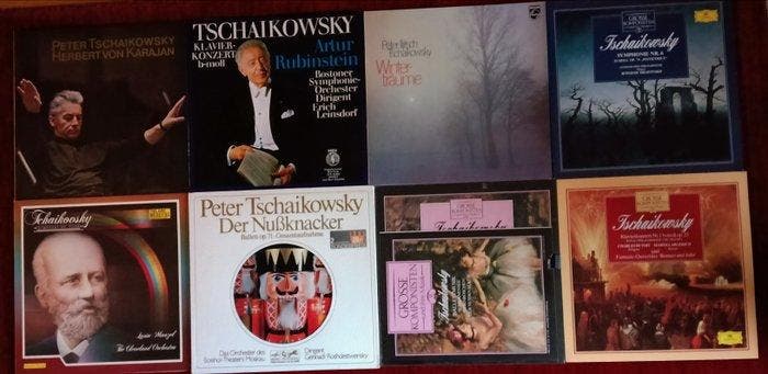 Tschaikowsky - Great Works Collection - 8 x albums - Diverse, CD & DVD, Vinyles Singles