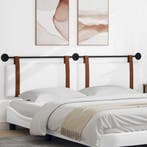 vidaXL Hangend hoofdbord Wit Antiek PU, Huis en Inrichting, Slaapkamer | Bedden, Verzenden, Nieuw