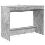 vidaXL Bed Bureau Betongrijs Bewerkt hout 100 x 45 x 75 cm, Verzenden, Nieuw