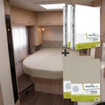 Textielpakket Queensbed/Eilandbed - 2 moltons en 2 jersey, Nieuw, Wit