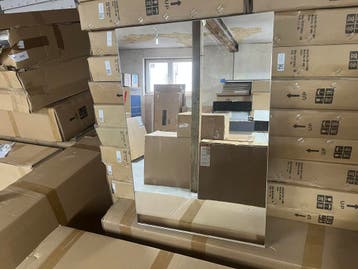 Badkamerspiegel Wit 40cm UITVERKOOP !, Ophalen, Nieuw