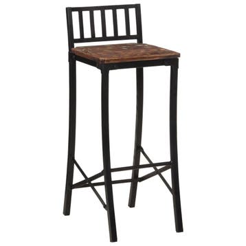 vidaXL Barstoelen 4 st massief gerecycled hout, Verzenden, Nieuw