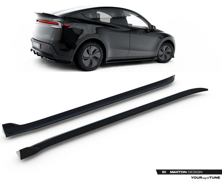 Side Skirts Diffuser voor Tesla Model Y Mk1 Facelift Premium, Auto diversen, Tuning en Styling, Ophalen of Verzenden