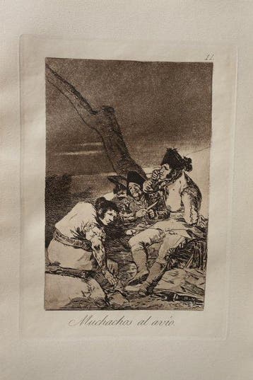 Francisco De Goya (1746-1828) - Caprichos Blatt #11