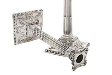 John Winter & co, 1776 - Kaarsenhouder (2) - .925 zilver -