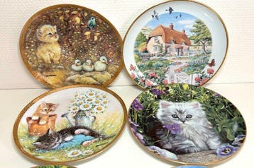 Franklin Mint - Bord (6) - Porselein, Emaille
