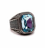 Sans prix de réserve - Bague Argent Topaze - Anello cheva, Bijoux, Sacs & Beauté