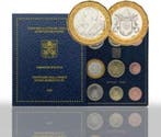 Vatikan 8,88 Euro Kms munten set 2022 mit 5 Euro bimetall..., Verzenden, België
