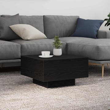vidaXL Zwart eiken 55 x 55 x 31 cm Bewerkt hout, Verzenden