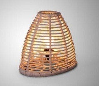 Belvivere - Tafellamp - Palm Aura - Rattan, Hout - Belvivere