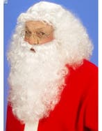 Santa Claus kerstman Pruik Met Baard, Ophalen of Verzenden, Nieuw