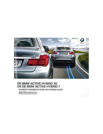 2010 BMW X6 / 7 SERIE ACTIVE HYBRID BROCHURE NEDERLANDS, Nieuw