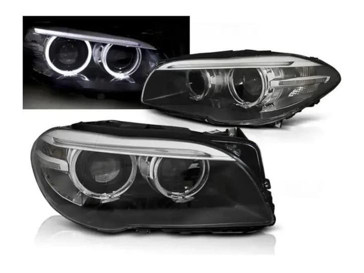 BMW F10/F11 2010 tot 07-13LED tube koplamp unit  Zwart, Autos : Pièces & Accessoires, Éclairage, Envoi