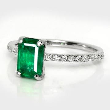 Sans prix de réserve - Bague - 14 carats Or blanc, IGI 1,31, Nieuw