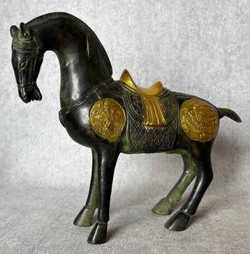 Statue, Tang-Dynasty stijl paard (Zonder Minimumprijs) -