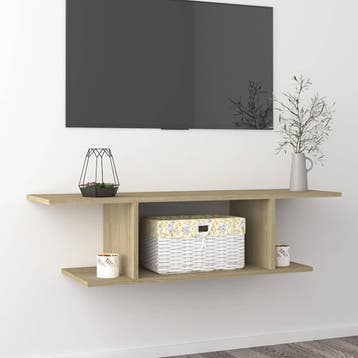 vidaXL Tv-wandmeubel 103x30x26,5 cm sonoma eikenkleurig, Verzenden, Nieuw