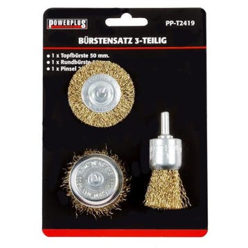 Set van 3 borstels: 2 komborstels: 25 en 50 mm + 1 x 50 mm, Ophalen of Verzenden, Nieuw