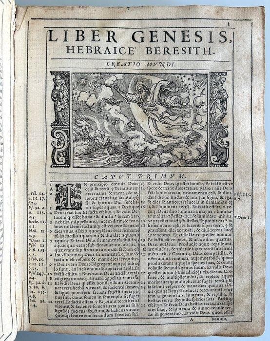 Biblia, ad vetustissima exemplaria - 1583, Antiquités & Art, Antiquités | Livres & Manuscrits