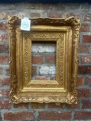 Lijst - 149. Antieke goud vergulde schilderijlijst. Voor