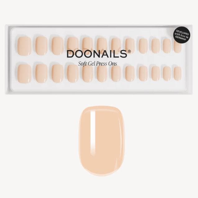 Doonails - Soft Gel Press Ons - Soft Apricot Extra Short Squ, Collections, Collections Autre, Envoi