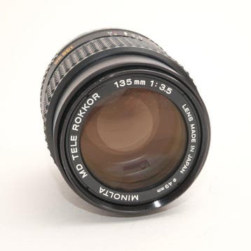 Minolta MD TELE ROKKOR 135mm 1:3.5 Cameralens, Nieuw