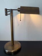 Bureaulamp - Messing - bankierslamp 45cm!, Antiek en Kunst