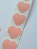 20x Mini hartjes roze (Stickers), Ophalen of Verzenden, Nieuw, Meerdere stickers