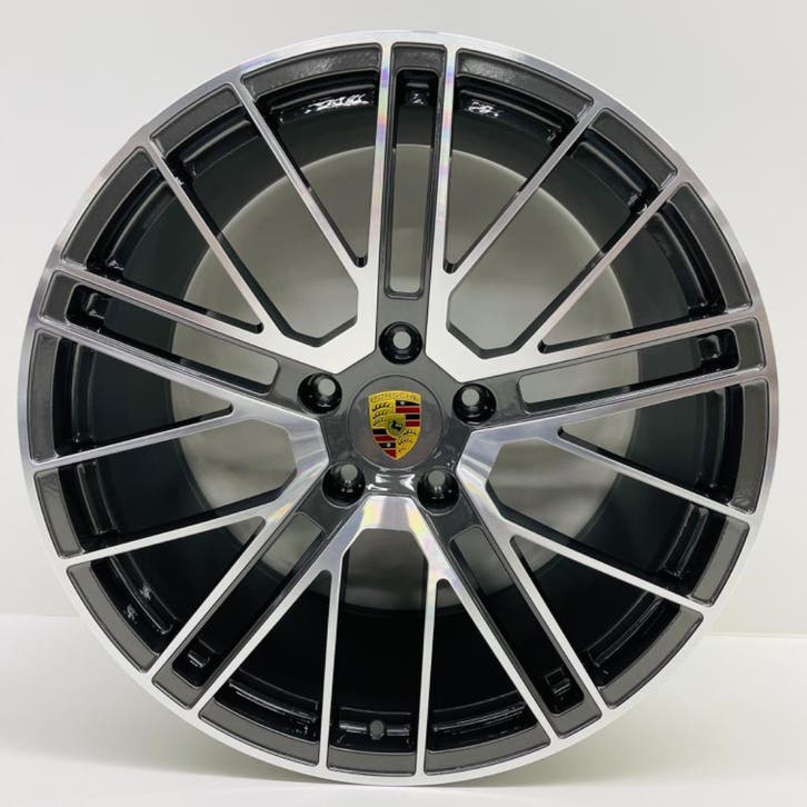 Porsche Panamera (971) ORIGINELE 21inch Turbo V met banden, Autos : Pièces & Accessoires, Pneus & Jantes, Enlèvement