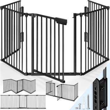Veiligheidshek - Haardscherm - Hondenhek - 180 cm - Zwart -, Verzenden, Nieuw