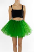 KIMU® Tutu Donkergroen Tule Rokje XS S 140 146 152 158 164 D, Ophalen of Verzenden, Nieuw