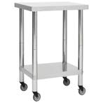 RVS Werktafel 60cm | Retour Deal | Scherpe Prijs!, Werkplek, Verzenden, Nieuw in verpakking, Tafel
