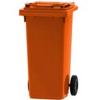 Rolcontainer | Kunststof | Oranje | 120L | Klapdeksel |, Verzenden, Nieuw in verpakking
