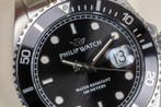 Philip Watch - Caribe Sport - Black - Swiss Made - Date -