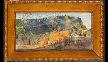 Giuseppe Casciaro (1861–1941) - Napoli, Bagnoli – 1911