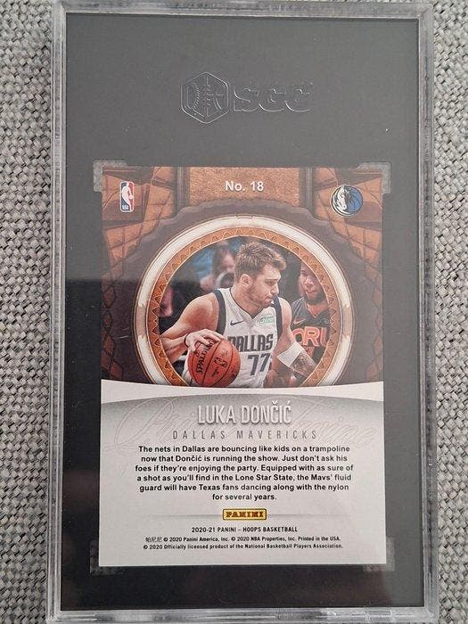 2020/21 Panini NBA Hoops Prime Twine Luka Doncic Insert, Verzamelen, Stickers