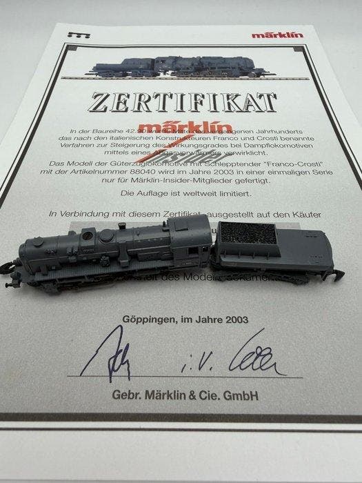 Märklin Z - 88040 - Locomotive à vapeur avec tender (1) -, Hobby en Vrije tijd, Modeltreinen | H0