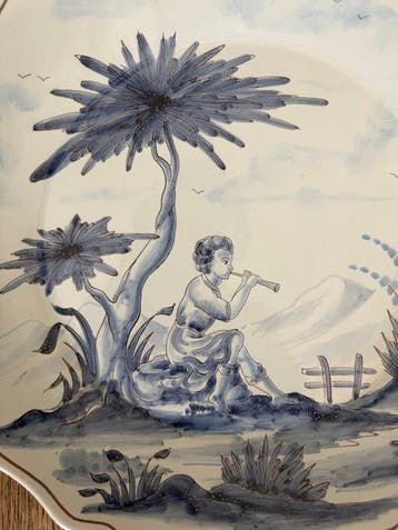Nevers - Bord - Aardewerk, Antiquités & Art