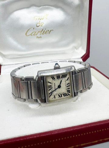 Cartier - Tank Française - 2300 - Dames - 1990-1999, Nieuw