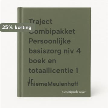 Traject Combipakket Persoonlijke basiszorg niv 4 boek en, Verzenden, ThiemeMeulenhoff