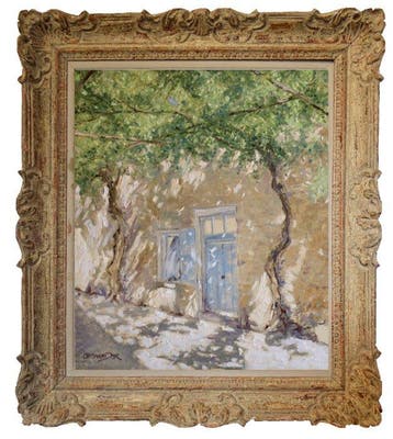Chris van Dijk (1952) Impressionist -  Vigne