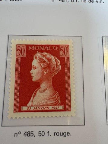 Monaco 1885/1960 - Album timbres Monaco - Catalogue Yvert et, Gestempeld