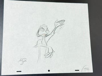Walt Disney - Originele animatietekening van Timon - Timon &