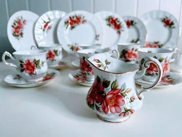 Paragon - Ontbijtservies (21) - Porselein - Theeset van